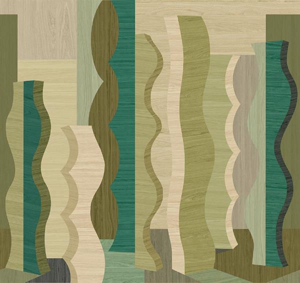 PARATO DESIGNER WALLS 2 TNT DESIGN GREEN MIS.3,18X3,00.H (6TELI)
