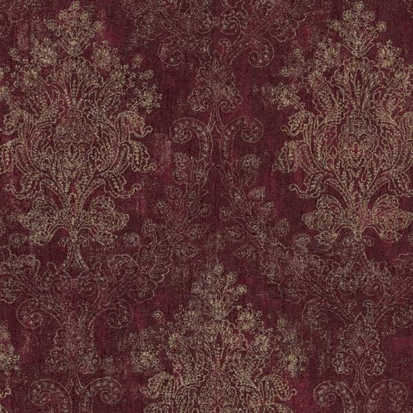 PARATO ELITE IN PVC/TNT DAMASCO RED 0,53X10,05MT
