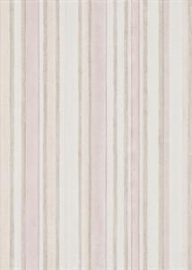 PARATO ELITE IN PVC/TNT RIGHE RED/BEIGE 0,53X10,05M