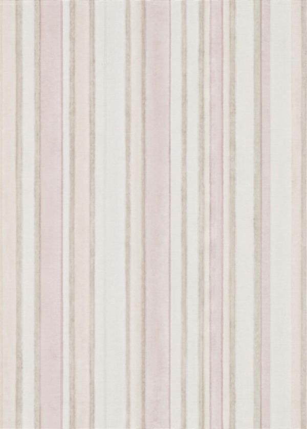 PARATO ELITE IN PVC/TNT RIGHE RED/BEIGE 0,53X10,05M