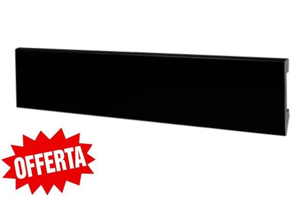 BATTISCOPA IN POLIMERO BLACK 2350 x 14 x 80 mm CF.28