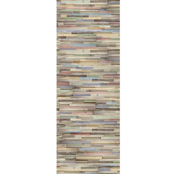 DOGA IN PVC MOTIVO COLOUR WOOD MIS. H.265X30X1 CM CF.10 PZ