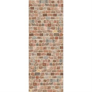 DOGA IN PVC MOTIVO OLD BRICK MIS. H.265X30X1 CM