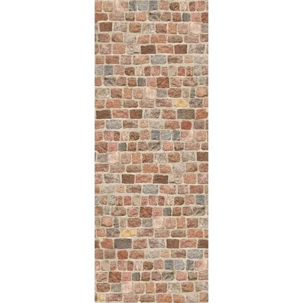 DOGA IN PVC MOTIVO OLD BRICK MIS. H.265X30X1 CM CF.10 PZ