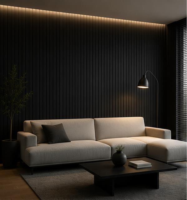 LAMELLO FLEX AIR MATCH BLACK 2780X600X9 MM