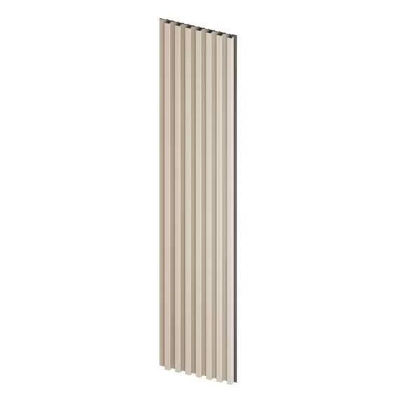 LAMELLO IN MPC SATIN CREAM MIS. H.265X14,8X1,4CM CF.10 PZ