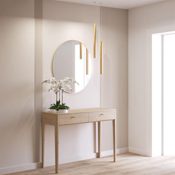 LAMELLO IN MPC SATIN CREAM MIS. H.265X14,8X1,4CM CF.10 PZ