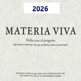 CAMPIONARIO CARTA DA PARATI MATERIA VIVA DECOR