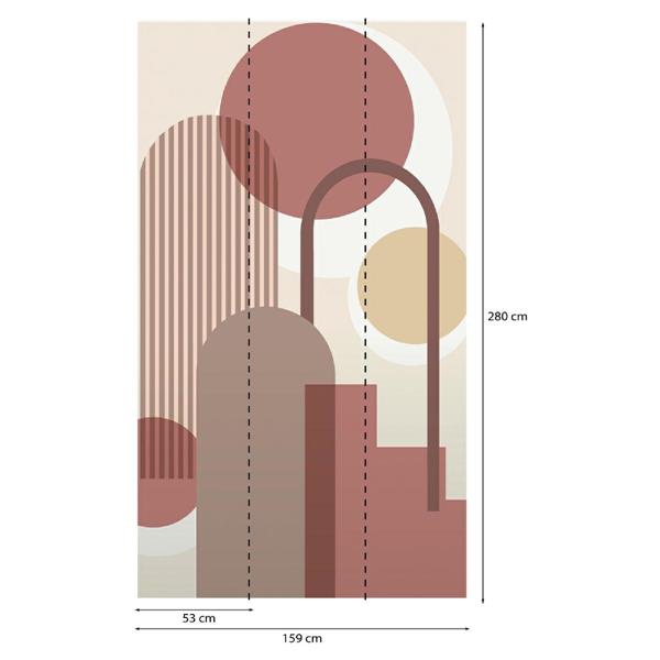 PARATO PANORAMAG-LE-BOOK/PVC/TNT DESIGN 1,59X2,80MT (3TELI)