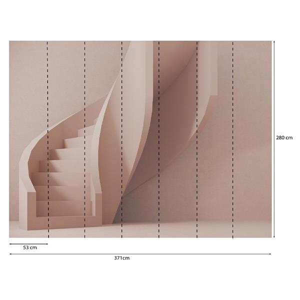 PARATO PANORAMAG-LE-BOOK/PVC/TNT DESIGN 3,71X2,80MT (7TELI)