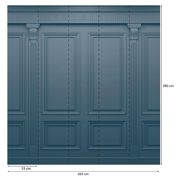 PARATO PANORAMAG-LE-BOOK/PVC/TNT DESIGN 2,65X2,80MT (5TELI)