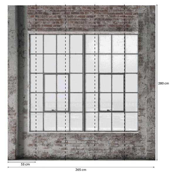 PARATO PANORAMAG-LE-BOOK/PVC/TNT DESIGN 2,65X2,80MT (5TELI)