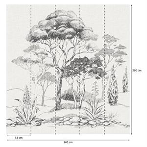 PARATO PANORAMAG-LE-BOOK/PVC/TNT TRHEE 2,65X2,80MT (5TELI)