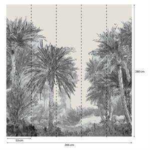 PARATO PANORAMAG-LE-BOOK/PVC/TNT PALME 2,65X2,80MT (5TELI)
