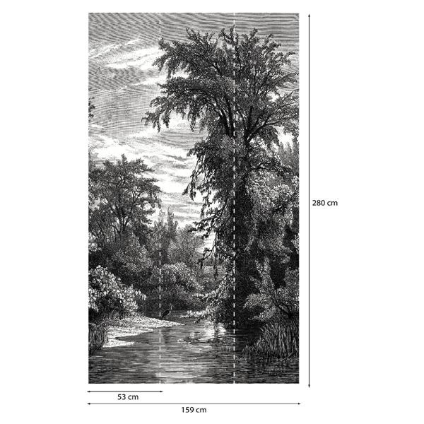 PARATO PANORAMAG-LE-BOOK/PVC/TNT LAGUNE 1,59X2,80MT (3TELI)