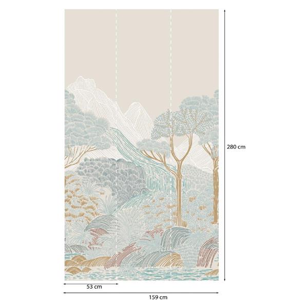 PARATO PANORAMAG-LE-BOOK/PVC/TNT OASI 1,59X2,80MT (3TELI)