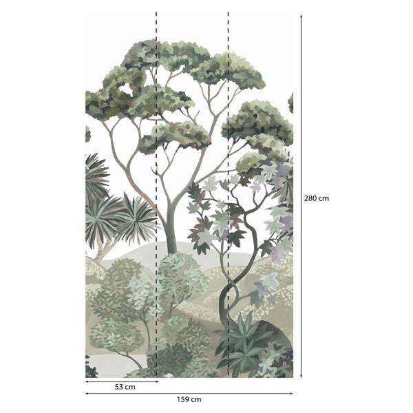 PARATO PANORAMAG-LE-BOOK/PVC/TNT FOLIAGE 1,59X2,80MT (3TELI)