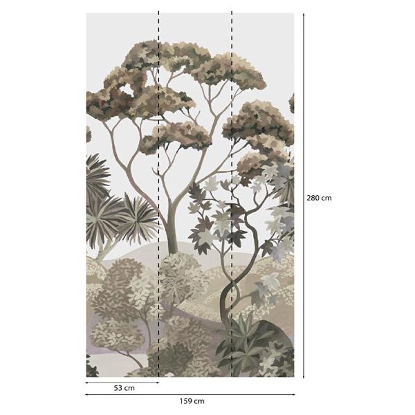 PARATO PANORAMAG-LE-BOOK/PVC/TNT FOLIAGE 1,59X2,80MT (3TELI)