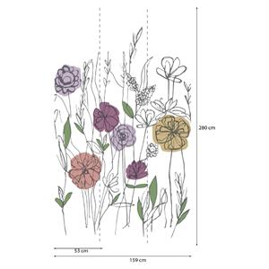 PARATO PANORAMAG-LE-BOOK/PVC/TNT FLOWERS 1,59X2,80MT (3TELI)