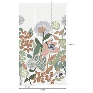 PARATO PANORAMAG-LE-BOOK/PVC/TNT FOLIAGE 1,59X2,80MT (3TELI)