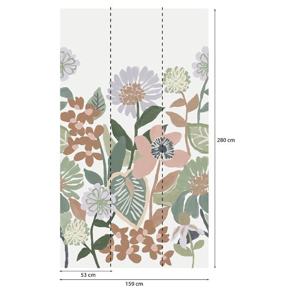 PARATO PANORAMAG-LE-BOOK/PVC/TNT FOLIAGE 1,59X2,80MT (3TELI)