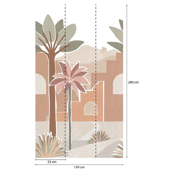 PARATO PANORAMAG-LE-BOOK/PVC/TNT FOLIAGE 1,59X2,80MT (3TELI)