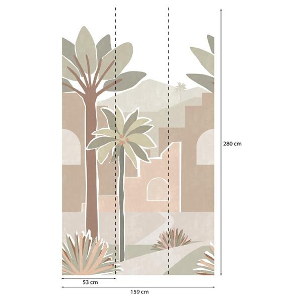 PARATO PANORAMAG-LE-BOOK/PVC/TNT FOLIAGE 1,59X2,80MT (3TELI)