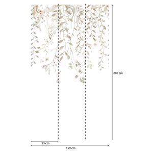 PARATO PANORAMAG-LE-BOOK/PVC/TNT FOLIAGE 1,59X2,80MT (3TELI)