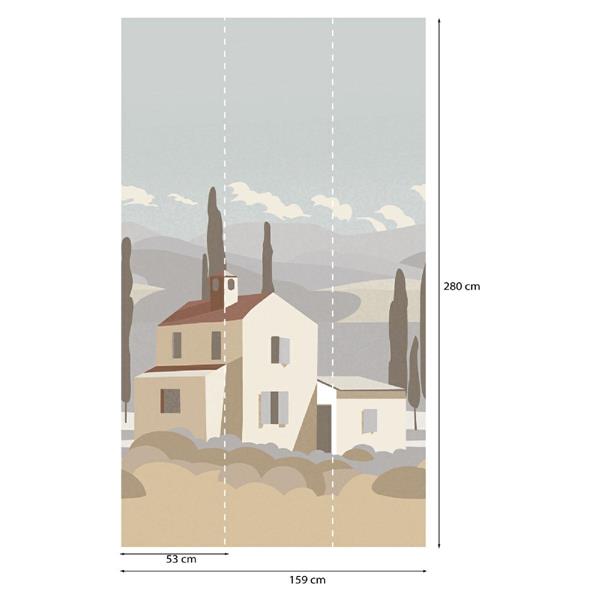 PARATO PANORAMAG-LE-BOOK/PVC/TNT HOME 1,59X2,80MT (3TELI)