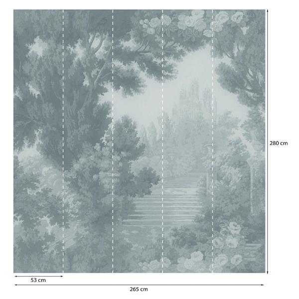 PARATO PANORAMAG-LE-BOOK/PVC/TNT AURA 2,65X2,80MT (5TELI)