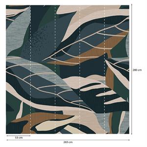 PARATO PANORAMAG-LE-BOOK/PVC/TNT FOLIAGE 2,65X2,80MT (5TELI)