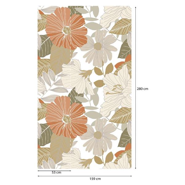 PARATO PANORAMAG-LE-BOOK/PVC/TNT FLOWERS 1,59X2,80MT (3TELI)