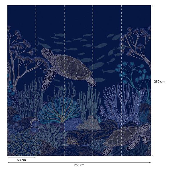 PARATO PANORAMAG-LE-BOOK/PVC/TNT TURTLE 2,65X2,80MT(5 TELI)