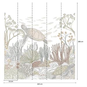 PARATO PANORAMAG-LE-BOOK/PVC/TNT TURTLE 2,65X2,80MT(5 TELI)