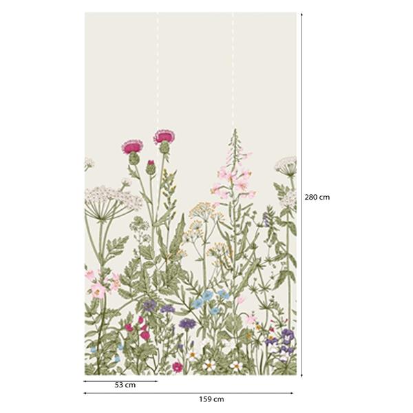 PARATO PANORAMAG-LE-BOOK/PVC/TNT FLOWERS 1,59X2,80MT (3TELI)