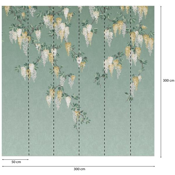 PARATO PANORAMAG-LE-BOOK/TNT FLOWER 3,00X3,00MT (6TELI)