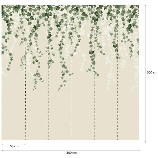PARATO PANORAMAG-LE-BOOK/TNT FOLIAGE 3,00X3,00MT (6TELI)