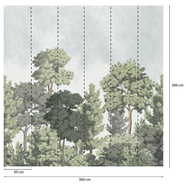 PARATO PANORAMAG-LE-BOOK/TNT FOLIAGE 3,00X3,00MT (6TELI)