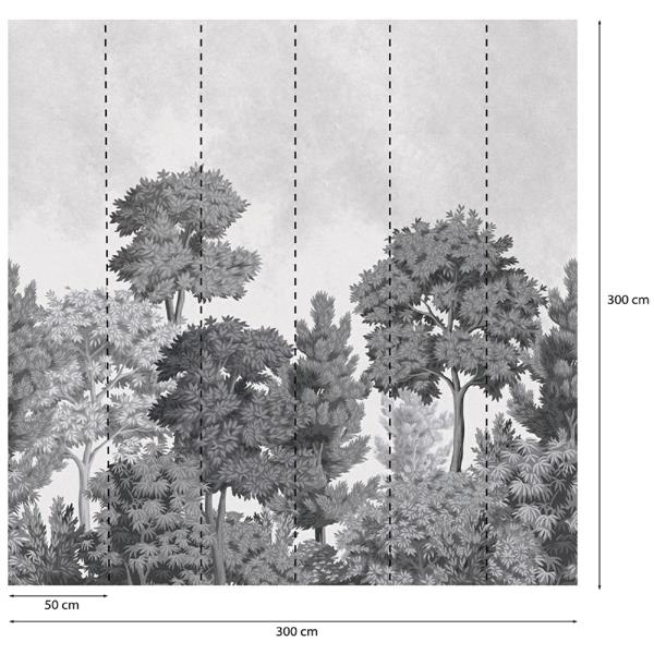 PARATO PANORAMAG-LE-BOOK/TNT FOLIAGE 3,00X3,00MT (6TELI)
