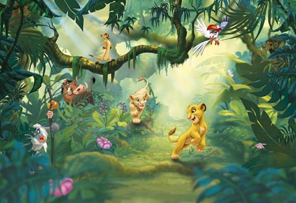 FOTOMURALE KOMAR HOME 4 LION KING JUNGLE MIS. 368X254 cm