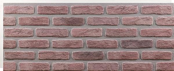 PANNELLO IN EPS INCASTRO BRICK RED 120X50X3,5 CM CF.11 PZ