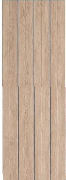 PANNELLO IN EPS INCASTRO WOOD LIGHT OAK 200X50X4CM CF.6 PZ
