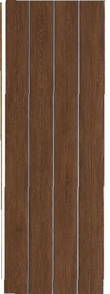 PANNELLO IN EPS INCASTRO WOOD DARK WALNUT 200X50X4CM CF.6 PZ