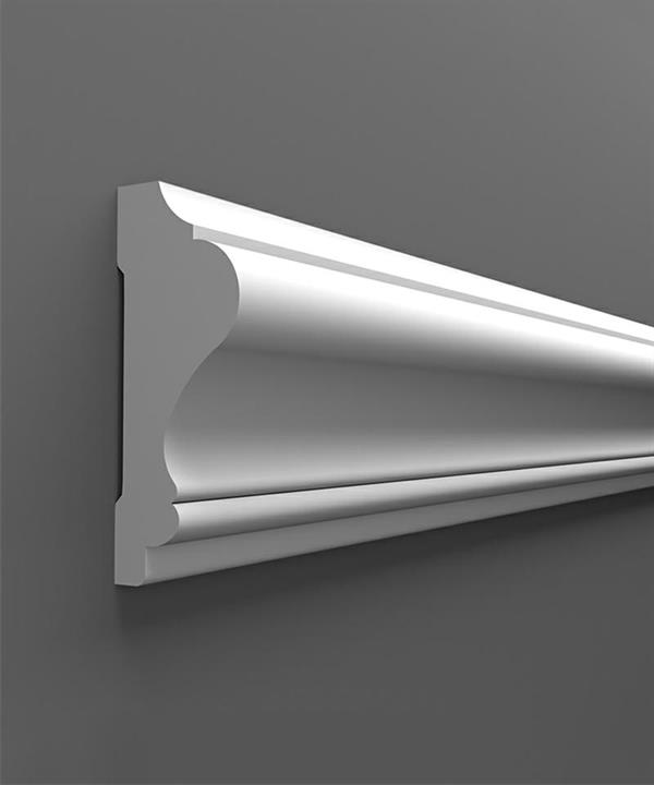 CORNICE IN POLISTRUTTRATO 240X6X2,3 CM CF.32 PZ