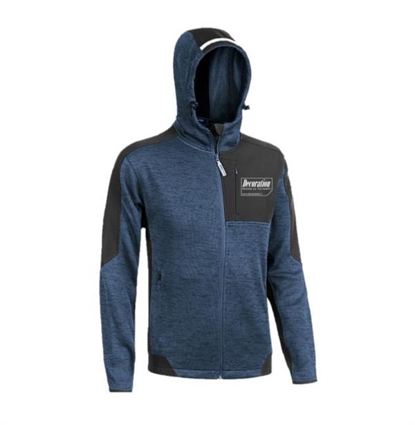 FELPA DECORATION BLU/BLACK TG XXL
