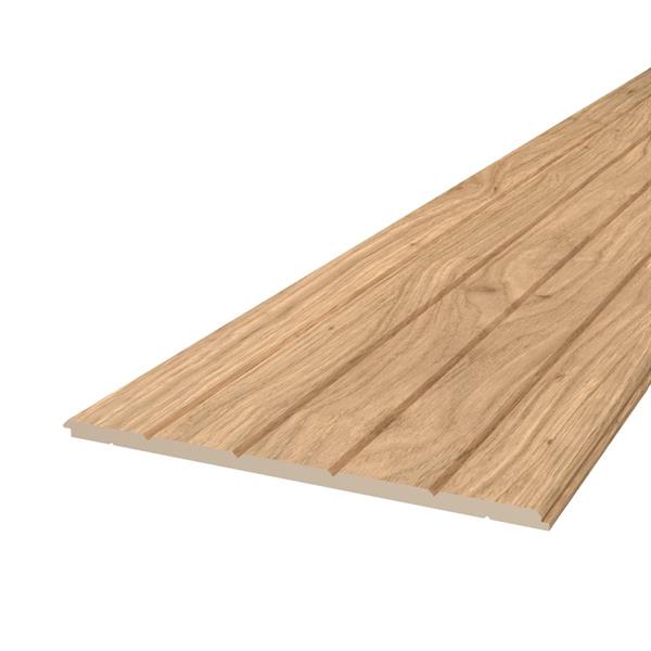 LAMELLO IN MDF 3D NOCE CHIARO MIS.2600x170X6mm