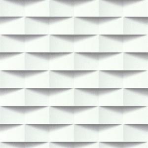 PARATO REALITY4 PVC/TNT  GEOM.WHITE 10,05X0,53MT
