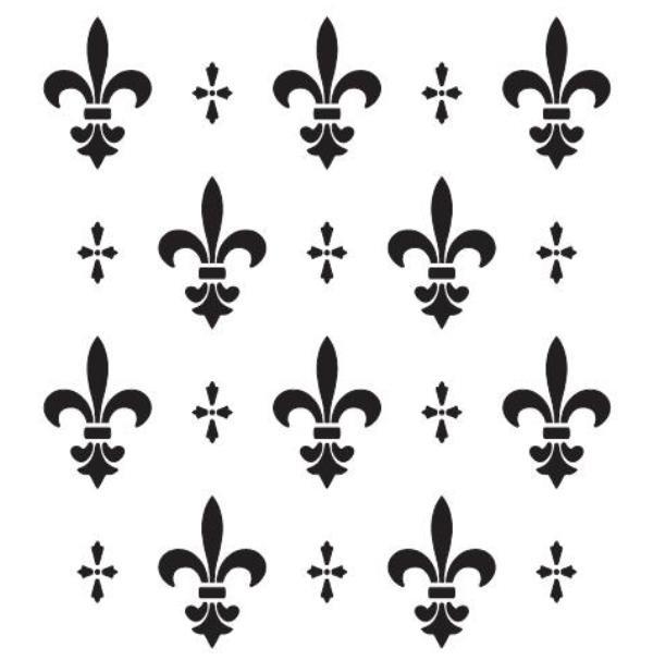 STENCIL TAPPEZZERIA 43x43 cm