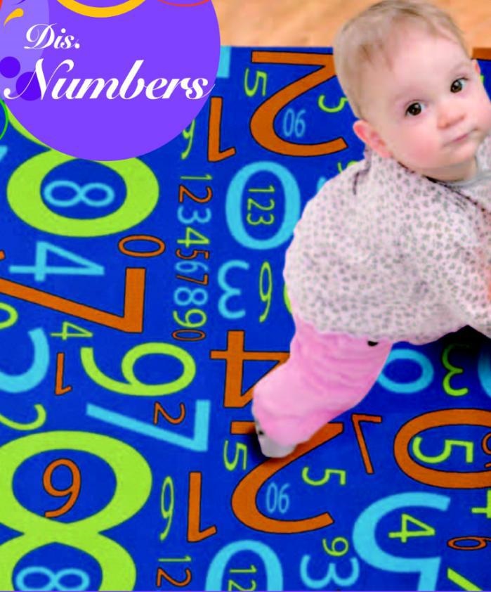 TAPPETO BABY NUMBER F.TO 150*200