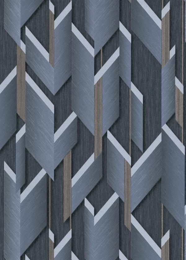 FASHION PARATO TNT GEOM. GRIGIO/BLU 10X0,53 MT